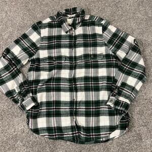 American Eagle Women’s Flannel Button Down size XL